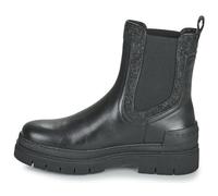 Tommy Hilfiger Damen Feminine Felt Chelsea Bootie Boots, Schwarz und silberfarben, 40 EU