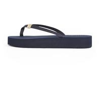 Tommy Hilfiger Damen Flip Flops Elevated Chic Beach Sandal mit Plateau, Blau (Space Blue), 40