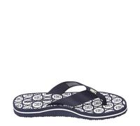 Tommy Hilfiger Damen Flip Flops Emblem Beach Sandal Zehentrenner, Blau (Space Blue), 37