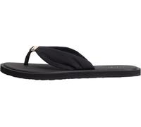 Tommy Hilfiger Damen Flip Flops Scandi Soft Summer Sandal mit breitem Zehenriemen, Schwarz (Black), 36