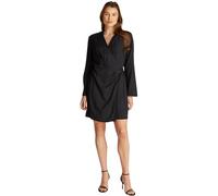 Tommy Hilfiger Damen Fluid Vis Ls Wrap Short Dress Ww0ww45006 Wickelkleid (1er Pack)