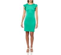 Tommy Hilfiger Damen Flutter Sleeve Scuba Dress Kleid, Sittich, 40