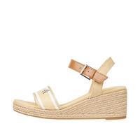 Tommy Hilfiger Webbing Wedge Espadrilles Golden EU 40 Frau (Herstellerartikelnummer: FW0FW08044-ACR-40)
