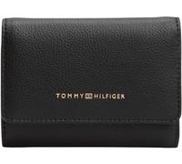 Tommy Hilfiger Damen Geldbörse Logotape Trifold Klein, Schwarz (Black), Einheitsgröße
