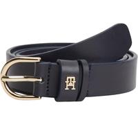 Tommy Hilfiger Damen Gürtel Essential Effortless 2,5 cm Ledergürtel, Blau (Space Blue), 75 cm