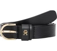 Tommy Hilfiger Damen Gürtel Essential Effortless 2,5 cm Ledergürtel, Schwarz (Black), 85 cm
