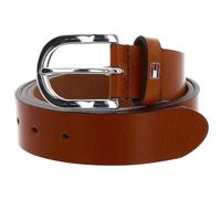 Tommy Hilfiger Damen Gürtel New Danny Belt Ledergürtel, Braun (Cognac), 85 cm