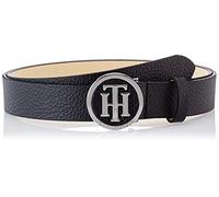Tommy Hilfiger Round Buckle Gürtel Leder black (AW0AW05366-90-002)