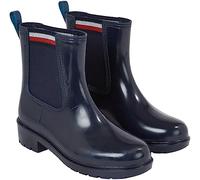 Tommy Hilfiger Damen Gummistiefel Halbhoch, Blau (Space Blue), 37