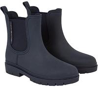 Tommy Hilfiger Damen Gummistiefel Halbhoch, Blau (Space Blue), 37