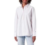 Tommy Hilfiger Damen Hemd Langarm, Rosa (Bold Stp/ Whimsy Pink), 34