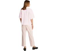 Tommy Hilfiger Damen Hemd Linen Relaxed Kurzarm, Rosa (Light Pink), 44
