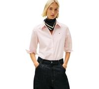 Tommy Hilfiger Damen Hemd Poplin Regular Klassisch, Rosa (Classic Ithaca STP Bonita Pink), 38