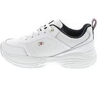 Tommy Hilfiger Hilfiger Chunky Runner FW0FW078180K5 white space blue für Damen, weiß, Gr. 39 EU