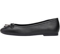Tommy Hilfiger Damen Hilfiger Smooth Lthr Ballet Fw0Fw09006 Ballerinas, Black (Black), 40 EU