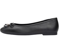 Tommy Hilfiger Damen Hilfiger Smooth LTHR Ballet FW0FW09006 Ballerinas, Schwarz (Schwarz), 36, Black, 36 EU