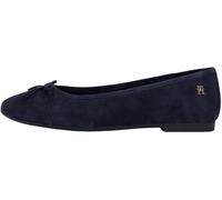 Tommy Hilfiger - HILFIGER SUEDE BALLERINA - Blau 41