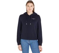 Tommy Hilfiger Damen Hoodie 1985 Rlx Mini Corp Logo Hoodie mit Kapuze, Blau (Desert Sky), L