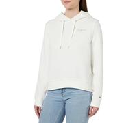 Tommy Hilfiger Damen Hoodie 1985 Rlx Mini Corp Logo Hoodie mit Kapuze, Weiß (Ecru), XL