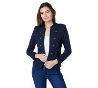 Tommy Hilfiger Damen Jacke mit Offenem Vorderband Lässiger Blazer, Sky Capt, M