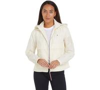 Tommy Hilfiger Damen Jacke Windbreaker Übergangsjacke, Weiß (Calico), L