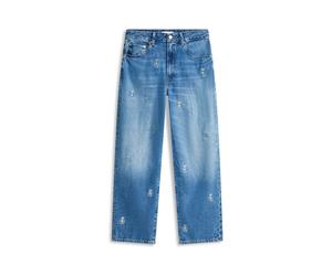 Tommy Hilfiger Damen Jeans FINN AOE CREST Barrel leg, blue, Gr. 27/30