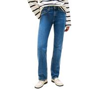 Tommy Hilfiger Damen Jeans Hose Classic Straight Fit, Blau (Nos Mid Blue), 32W/24L