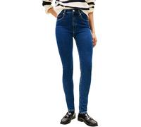 Skinny-fit-Jeans TOMMY HILFIGER "DNM EMI COMO SKINNY RW", Damen, Gr. 31, Länge 30, emi, Denim/Jeans, Obermaterial: 99% Baumwolle, 1% Elasthan, Abriebeffekte, skinny fit knöchellang, Jeans (27791764-31