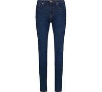 Skinny-fit-Jeans TOMMY HILFIGER "HERITAGE COMO SKINNY RW", Damen, Gr. 33, Länge 30, blau (nos dunkelblau), Denim/Jeans, Obermaterial: 95% Baumwolle, 4% Elastomultiester, 1% Elasthan, unifarben, casual