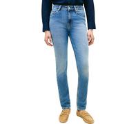 Slim-fit-Jeans TOMMY HILFIGER "DNM FINN SLIM RW", Damen, Gr. 30, Länge 32, finn, Denim/Jeans, Obermaterial: 99% Baumwolle, 1% Elasthan, unifarben, slim fit lang, Jeans Slim-fit-Jeans, Mid Rise (291147