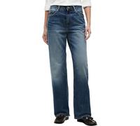 Straight-Jeans TOMMY HILFIGER "LOOSE STRAIGHT CAM RW", Damen, Gr. 29, Länge 30, cam mid, Denim/Jeans, Obermaterial: 100% Baumwolle, unifarben, straight fit lang, Jeans Straight-Jeans, Baumwolle, strai
