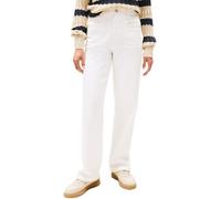 Tommy Hilfiger Damen Jeans Hose White Relaxed Straight High Rise, Weiß (White), 30W/25L
