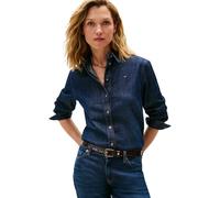 Tommy Hilfiger Damen Jeanshemd Milo Regular Fit, Blau (Milo), 46