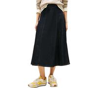 Tommy Hilfiger Damen Jeansrock Denim Flared Skirt Midi, Blau (Pure), 38