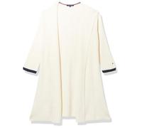 Tommy Hilfiger Damen Hood Kimono Cardigan Sweater Pullover, Elfenbein/Sky Captain, 1X