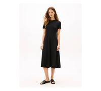 Tommy Hilfiger Damen Kleid aus Interlockstrick, schwarz, Gr. XL