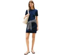 Tommy Hilfiger Damen Kleid New Cody Slim Short Dress aus Baumwolle, Blau (Dark Night Navy), L