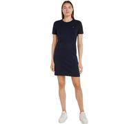 Tommy Hilfiger Damen Kleid New Cody Slim Short Dress aus Baumwolle, Blau (Desert Sky), 3XL