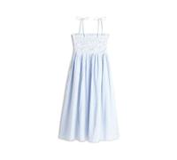 Tommy Hilfiger Damen Kleid SWIMSHOP SEERSUCKER SMOCKED, hellblau, Gr. XL