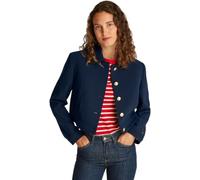Tommy Hilfiger Damen Kurz-Blazer Gold Button mit Knopfleiste
