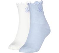 TOMMY HILFIGER Damen Kurzsocken Refined Monogram 2er Pack 35|36|37|38 2 Stk.