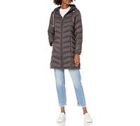 Tommy Hilfiger Damen Long Down Puffer Jacket Daunenmantel, Chevron verstaubarer Eiffelturm, L