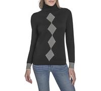 Tommy Hilfiger Damen Long Sleeve Cotton Turtleneck Light Weight Sweater Pullover