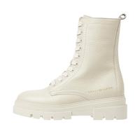 Tommy Hilfiger Damen Low Boot Stiefel Monochromatic Lace Up Stiefeletten, Beige (Classic Beige), 36