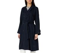 Tommy Hilfiger Damen Mantel Trenchcoat, Blau (Desert Sky), 32