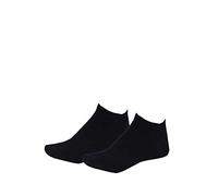 Tommy Hilfiger Damen Matt Fein Füßlinge TH WOMEN SNEAKER 2P 343024001, 2er Pack, Gr. 35/38, Blau (Midnight Blue 563)
