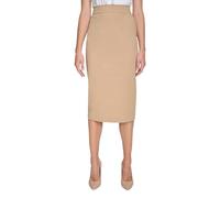 Tommy Hilfiger Damen-Midi-Rock Ponte, Tigerauge, 48