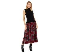 Tommy Hilfiger Damen Midi Sweater Dress Mixed Media Sleeveless Knit Sportswear Dress Lässiges Kleid (1er Pack)
