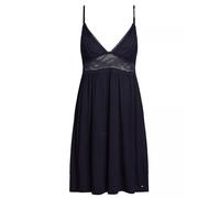 Tommy Hilfiger Damen Nachthemd Nightdress Gr. XL Blau UW0UW03578DW5