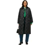 Steppmantel TOMMY HILFIGER "PADDED FLAG QUILTED COAT", Damen, Gr. XXXL(46), schwarz, Web, Obermaterial: 100% Polyester, unifarben, regular fit, Mäntel Steppmantel (60742248-XXXL) schwarz